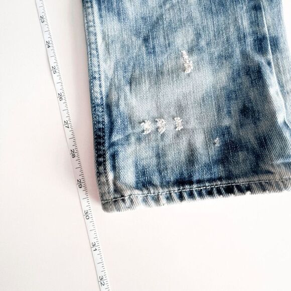 Scotch & Soda Dean Men's Denim Jeans Acid Wash Distressed Straight Leg 32x34 - Picture 9 of 10